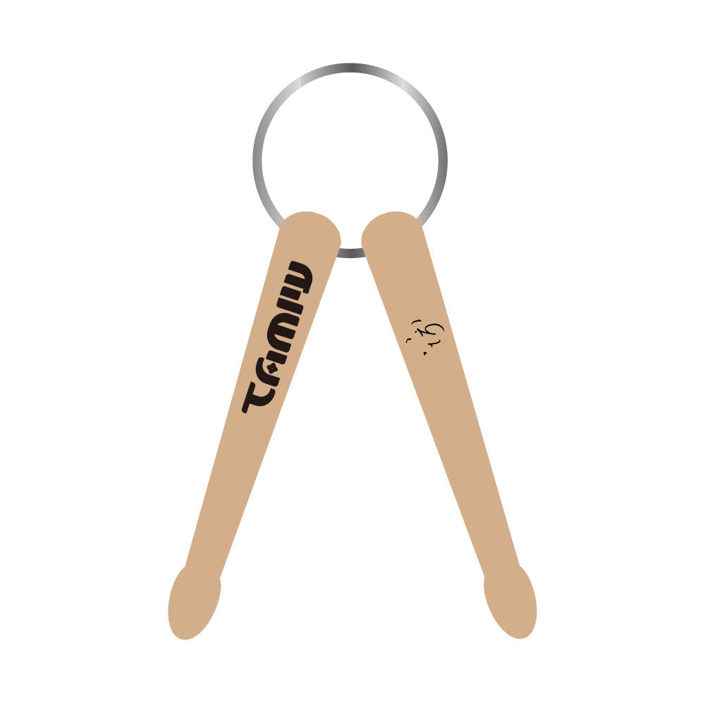 drum sticks keyring (signed by BON-SAN)