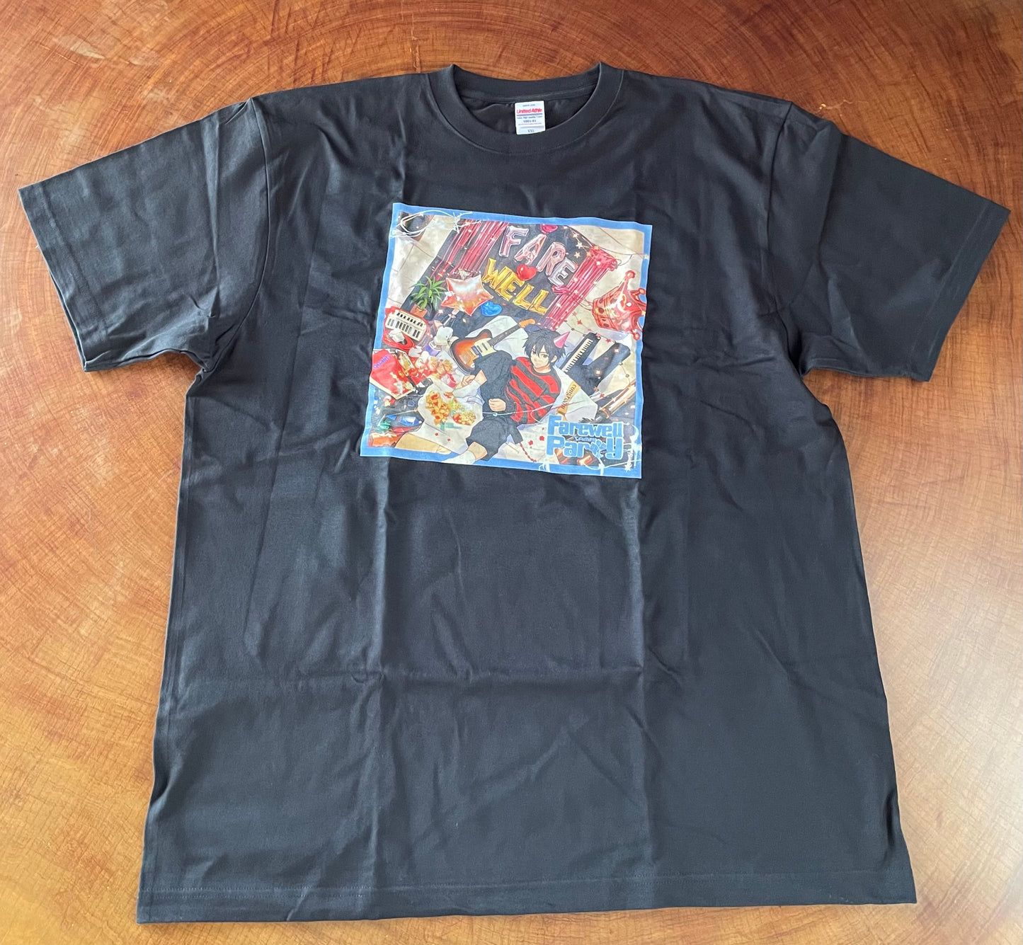 Farewell Party album cover animated T-shirt Black